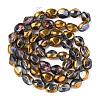 Electroplate Glass Beads Strands EGLA-N008-016-A03-2