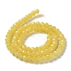 Baking Paint Imitation Jade Glass Bead Strands DGLA-A034-J6MM-A-5