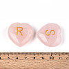 26Pcs 26 Styles Natural Rose Quartz Heart Beads G-T144-A03-5