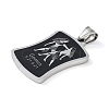 304 Stainless Steel Pendants STAS-O008-01E-2