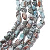 Natural Larimar Beads Strands X-G-D0002-B38-5
