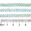 Transparent Painted Glass Beads Strands X1-DGLA-A034-T3mm-A16-3