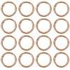 SUNNYCLUE 16Pcs Zinc Alloy Spring Gate Rings FIND-SC0005-16-1