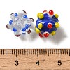Product Name:Handmade Pumpkin Spot Lampwork Beads X1-LAMP-P064-02B-4