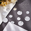 30Pcs 2 Style Blank Round Aluminum Engraved Pet Dog ID Tag FIND-GA0001-83-4