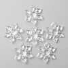 Transparent Acrylic Connector Charms TACR-WH0001-74B-1