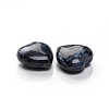 Natural Larvikite Heart Love Palm Worry Stone G-I274-46D-2