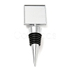Alloy Wine Bottle Stopper Cabochon Settings AJEW-Z016-02D-P-1