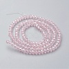 Electroplate Glass Beads Strands EGLA-F124-FR-B05-2