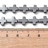 Non-magnetic Synthetic Hematite Beads Strands G-P218-17-08-2