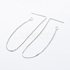 925 Sterling Silver Ear Stud Findings STER-I014-01S-B-4