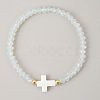 Bohemian Glass Beads Stretch Bracelets KO2121-8-1