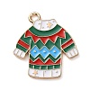 Alloy Enamel Pendants ENAM-B030-02G-03-1