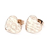 Ion Plating(IP) 304 Stainless Steel Stud Earring Findings STAS-I183-05B-RG-2