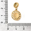 304 Stainless Steel Crystal Rhinestone European Dangle Charms STAS-D153-06A-G-3