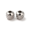 Non-Tarnish 201 Stainless Steel Bead STAS-H214-29B-P-2-1