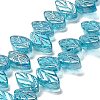 Electroplate Glass Beads Strands EGLA-B004-02A-AB12-1