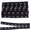 Steel Hook Buckles FIND-WH0082-92B-1