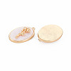 Brass Birth Floral Pendants KK-S364-288-2