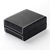 Square Imitation Leather Necklaces Boxes LBOX-F001-01-2