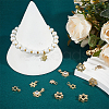 12Pcs 6 Styles Brass Micro Pave Cubic Zirconia Pendants KK-HY0004-49-4