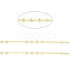 Rack Plating Brass Rhombus & Oval Link Chains CHC-C025-13G-2