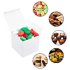 Foldable Creative Kraft Paper Box CON-WH0062-04A-7