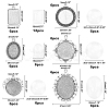 78Pcs DIY 6 Styles Pendants Making Kits DIY-PH0002-30AS-2