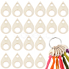 100Pcs MDF Board Bobbins DIY-GF0011-13D-1