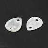 Natural Capiz Shell Links Connectors BSHE-G029-17-3