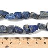 Raw Rough Natural Lapis Lazuli Beads Strands G-M453-D06-5