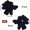 Ppolyester Thread Iron on/Sew On Patches PATC-WH20007-07A-2