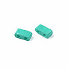 2-Hole Baking Paint Glass Seed Beads SEED-S023-17B-05-3