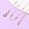 2MM Brass Round Ball Cable Chain Necklaces X-MAK-L045-01G-2