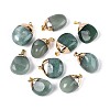 Natural Green Aventurine Pendants G-N360-05G-04-1