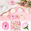 CRASPIRE 100Pcs 4 Colors Cloth Imitation Rose AJEW-CP0001-84-6