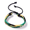 Leather Cord Bracelets Set for Men Women BJEW-C005-02D-6