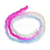 Transparent Painted Glass Beads Strands LS-DGLA-A034-T2mm-A14-5