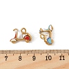 304 Stainless Steel Enamel Pendants STAS-P396-16G-M-3