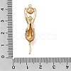 Brass Peg Bails Pendants KK-N290-31G-3