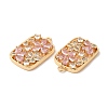 Real 18K Gold Plated Brass Pendant KK-B074-71G-01-2