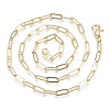 Brass Paperclip Chains MAK-S072-11B-KC-2