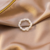 Natural Shell Beaded Stretch Rings for Women WG0687E-02-1