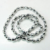 Electroplate Glass Beads Strands EGLA-D017-7x5mm-5-2
