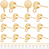 Brass Stud Earring Findings KK-CN0003-42G-1