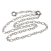 5.5MM 201 Stainless Steel Textured Figaro Chain Necklaces for Unisex NJEW-K302-27P-4