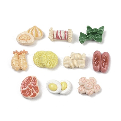 Opaque Resin Cabochons RESI-K043-12-1
