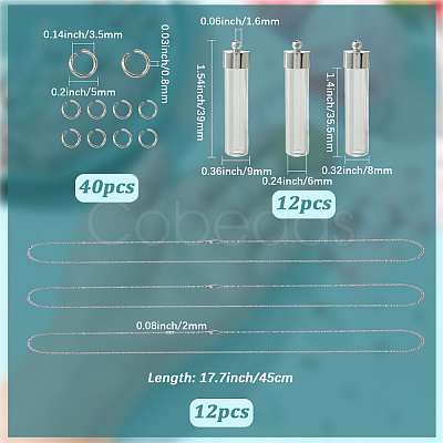 DIY Necklace Making Kits DIY-SC0030-96B-1
