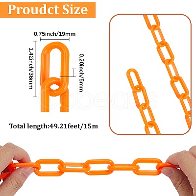 1Pc PVC Plastic Cable Chains FIND-SP0020-65A-1