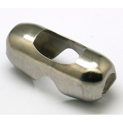 Tarnish Resistant 304 Stainless Steel Ball Chain Connectors STAS-L018A-P-1